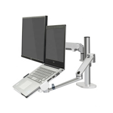 Großhandel Single Gas Spring Dual Screen Hifting Bracket Laptop LCD Monitor Computerständer